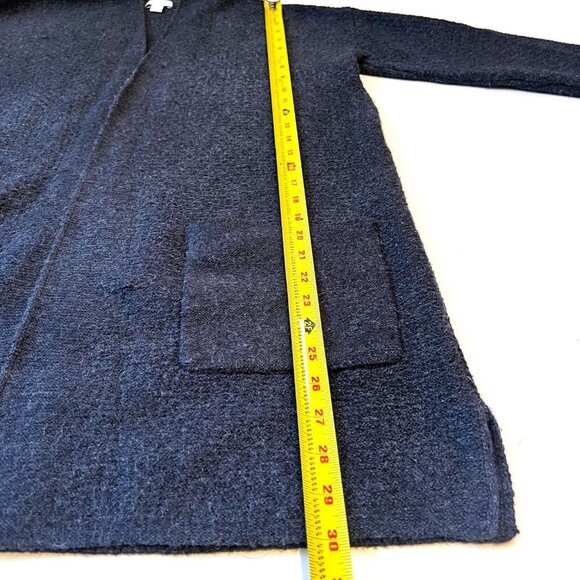 J. Jill Open Front Longer Cardigan Sweater Gray Extra Small - Picture 11 of 12